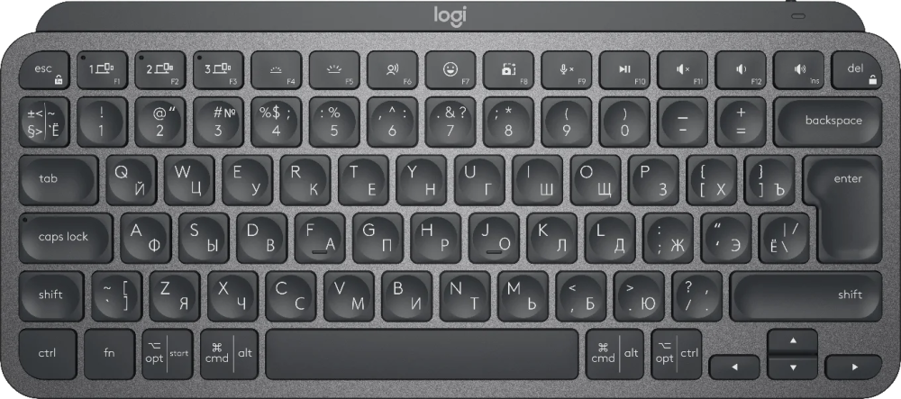 Клавиатура Logitech MX Keys Mini Graphite (920-010501)