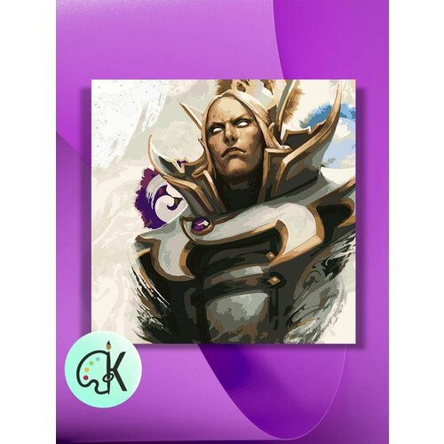 Картина по номерам на холсте Dota 2 - Invoker, 40 х 40 см