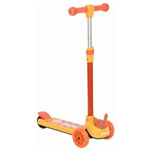 фото Детский трехколесный самокат pituso hd-s806 yellow/желтый