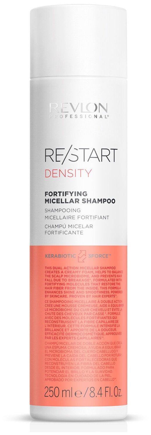 Шампунь REVLON Укрепляющий мицеллярный Fortifying shampoo, 250 мл