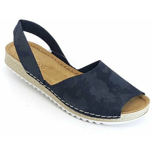 Сандалии Inblu, натуральная кожа, полнота 5, анатомическая стелька, размер 38, синий