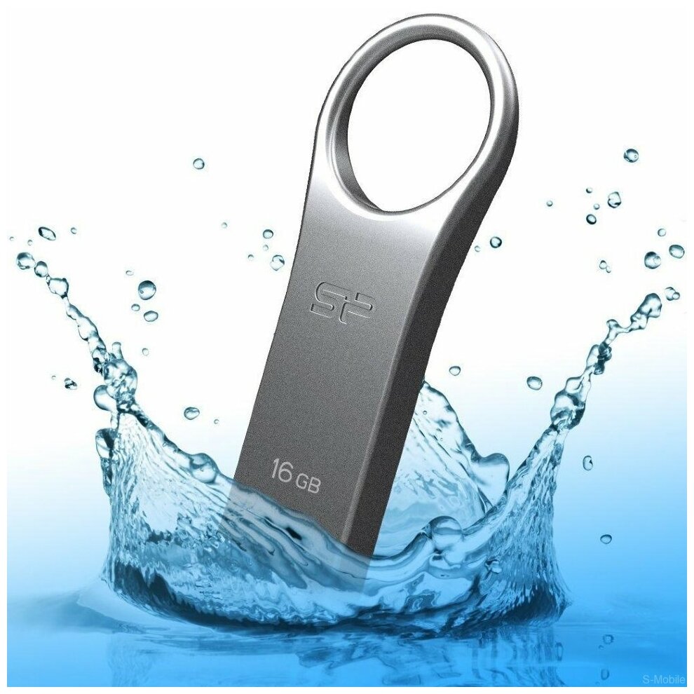 USB Flash Drive 16Gb - Silicon Power Firma F80 Metall SP016GBUF2F80V1S