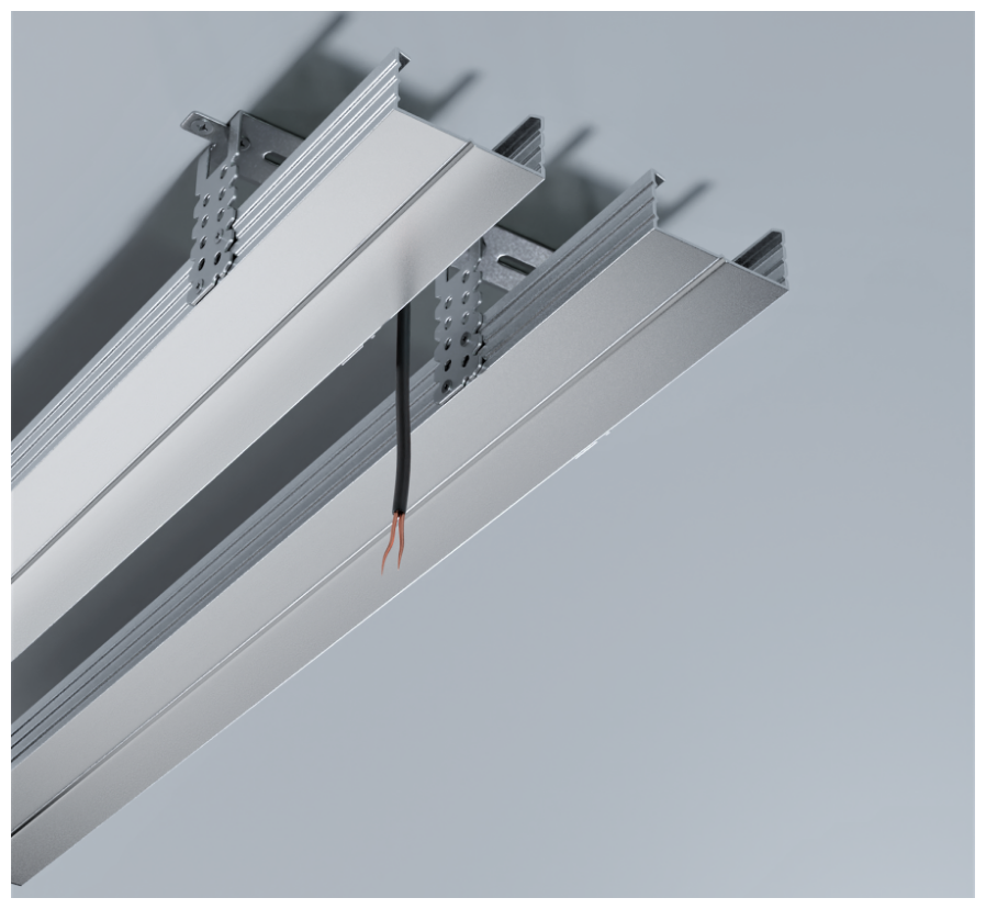 Коннектор для трековой системы S39 220V 4x контактный White 40x33x11mm (провод L390mm) - фотография № 4