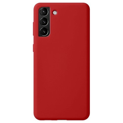 фото Чехол-накладка силикон deppa liquid silicone pro case d-870016 для samsung s21 plus красный