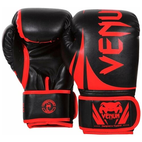 Боксерские перчатки Venum Challenger 2.0 Black/Red 16oz