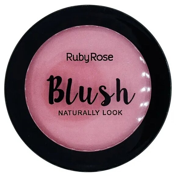 Ruby Rose / Румяна для лица с насыщенным пигментом Naturally look Blush HB-6113.B24