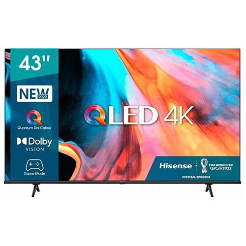 Телевизор 43 Hisense 43E7HQ Smart Frameless черный 3999900₽