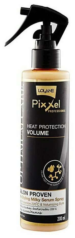 LOLANE Термозащитный спрей для объема волос с аргановым маслом 200 мл.
