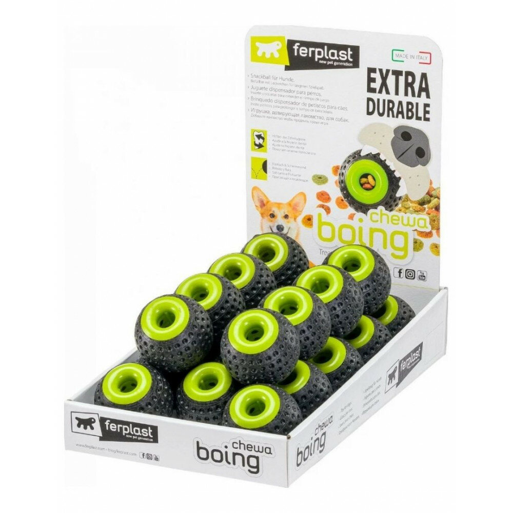 Ferplast Chewa Boing мяч-дипенсер жевательный для собак (8 см.) - фото №3