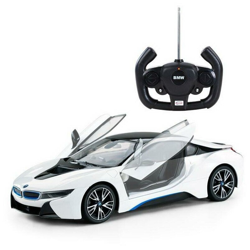 Машина р/у 1:14 BMW i8 белый Rastar 71060W