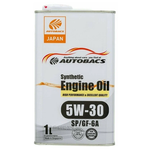 Моторное масло AUTOBACS Engine Oil 5W-30 API SP ILSAC GF-6A, синтетическое, 1 л - изображение