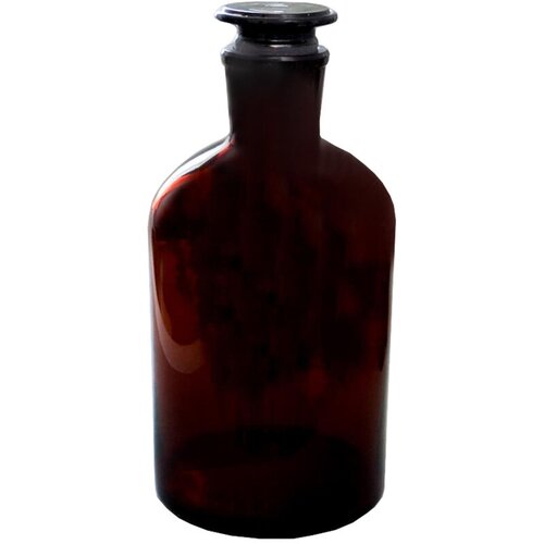 Склянка 10000мл темн. стекло, узкое горло, притерт. пробка 10003209