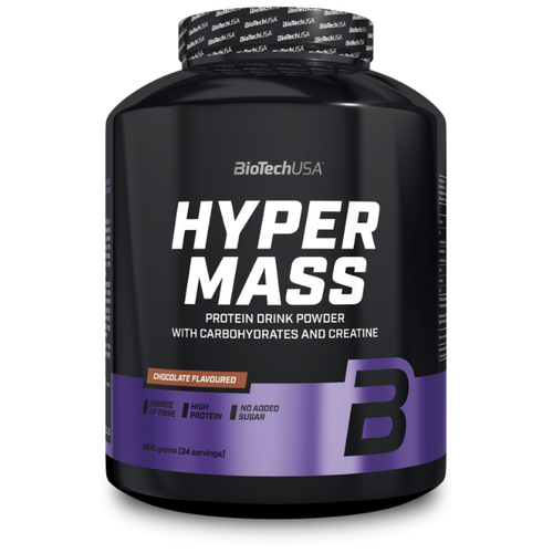 Гейнер BioTechUSA Hyper Mass, 2270 г, шоколад гейнер stacker 2 giant mass gainer 2270 г шоколад