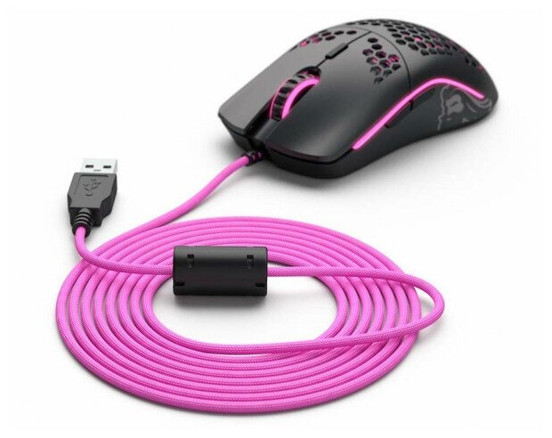 Кабель для мыши Glorious Ascended Cord Majin Pink