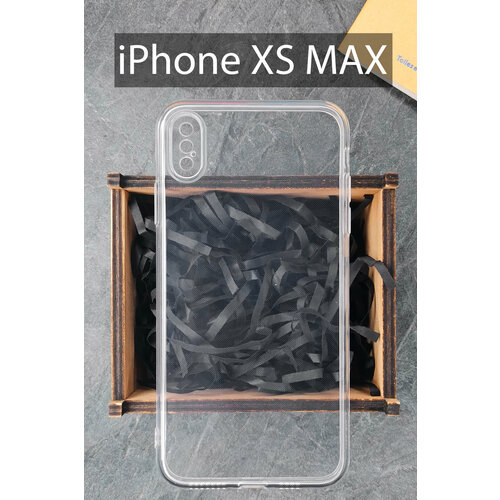 Силиконовый чехол для iPhone XS MAX прозрачный / Айфон XС макс