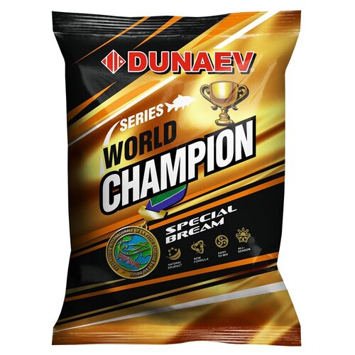 Прикормка DUNAEV-WORLD CHAMPION 1кг Bream (Лещ) прикормка dunaev fadeev feeder carp classic 1кг