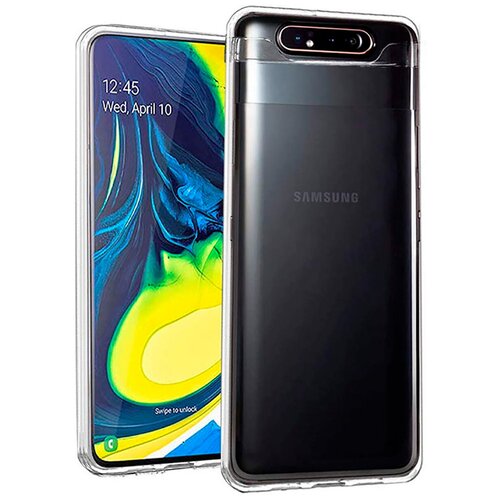 Силиконовый чехол на Samsung Galaxy A80 / A90 / Самсунг А80 / А90 прозрачный