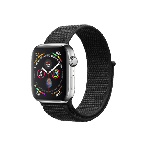 Ремешок из нейлона DF для Apple Watch 42/44/45/49mm Black