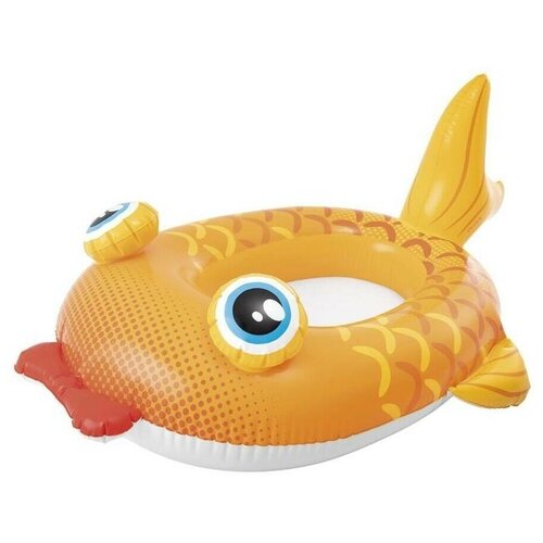 Матрас надувной для плавания Pool Cruisers Оранжевая рыбка, INTEX, 1 шт. плот лодка надувной intex pool cruisers оранжевая рыбка int59380np рыбка