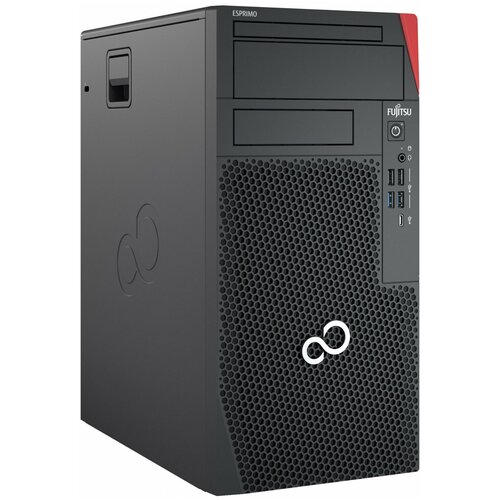 Fujitsu ПК Fujitsu ESPRIMO P5011 MI7W MT i3 10105 (3.7) 8Gb SSD256Gb GTX1650 4Gb noOS GbitEth WiFi BT 300W клавиатура мышь черный