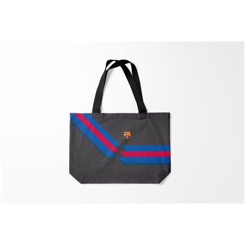 фото Сумка-шоппер / 46х35 см / футбол / barcelona fc barca фк барселона burnettie