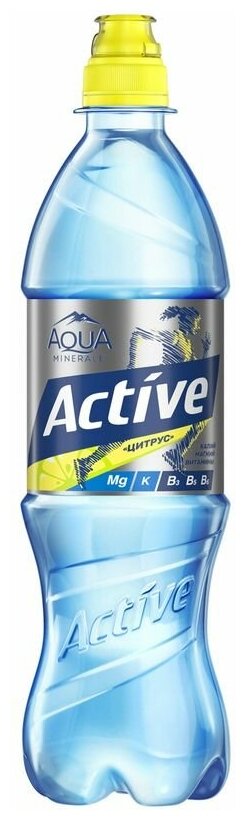 Вода питьевая Aqua Minerale Active Цитрус 0,5л - фотография № 4