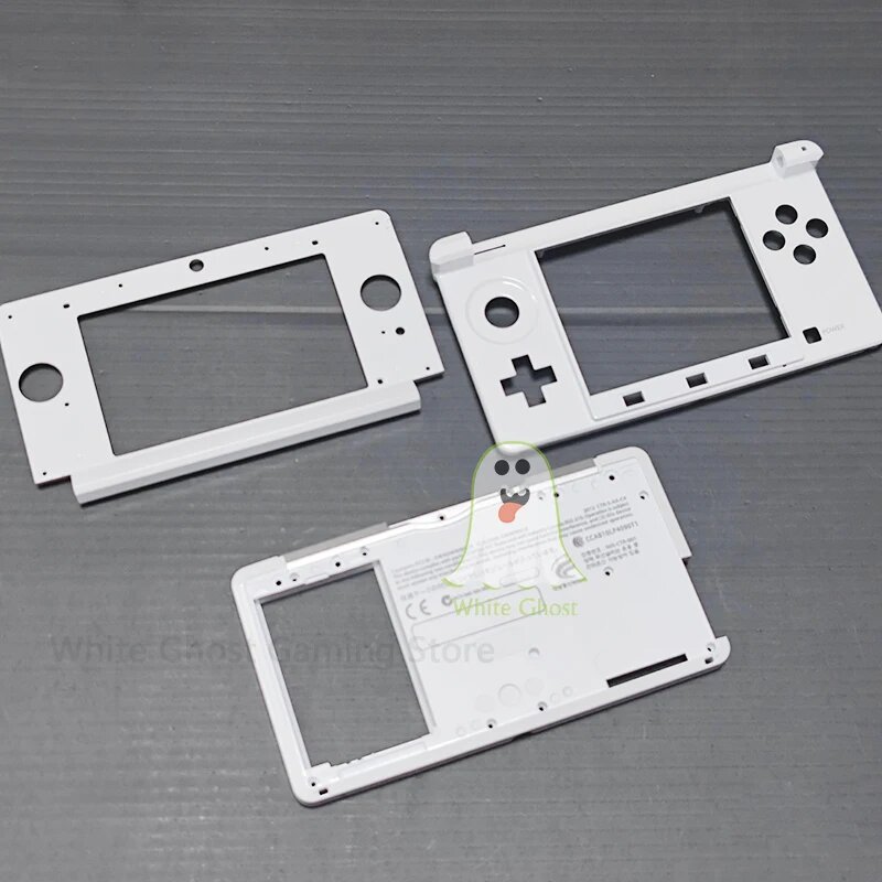 Корпус для консоли Nintendo 3DS GOWKE Белый, белый