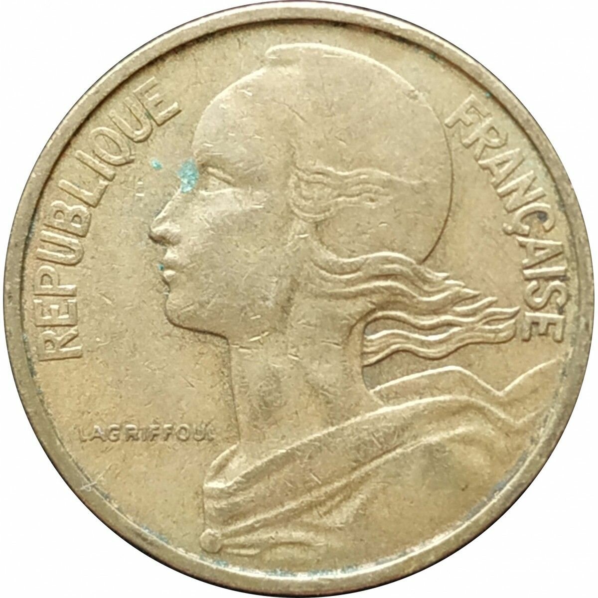 10 сантимов 1971 Франция из оборота — фото 1