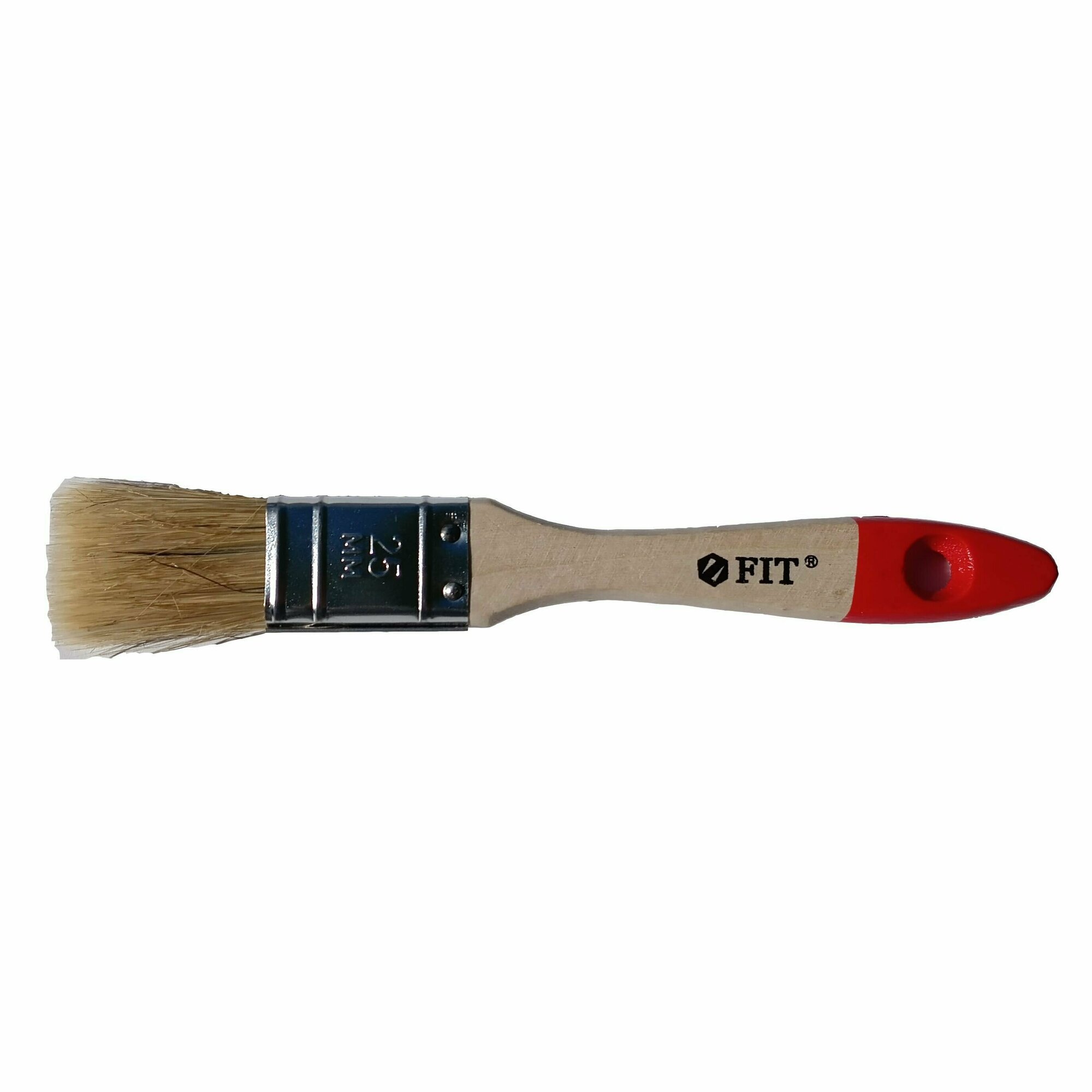 Флейцевая кисть "Стандарт" ширина 75 мм (3"), натуральная светлая щетина, деревянная ручка. FIT 01037