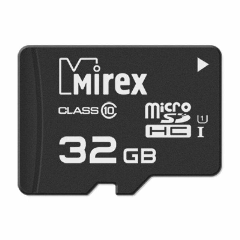 Карта памяти Mirex microSDHC 32 ГБ Class 10, V10, A1, UHS Class 1, R/W 104/45 МБ/с, 1 шт., черный - фото №12