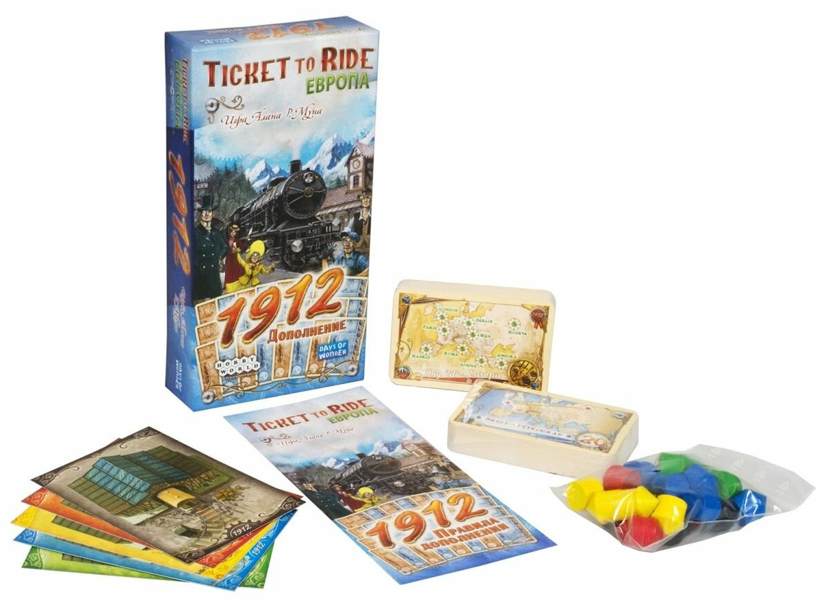 TICKET TO RIDE ЕВРОПА 1912 Настольная игра Hobby World - фото №6