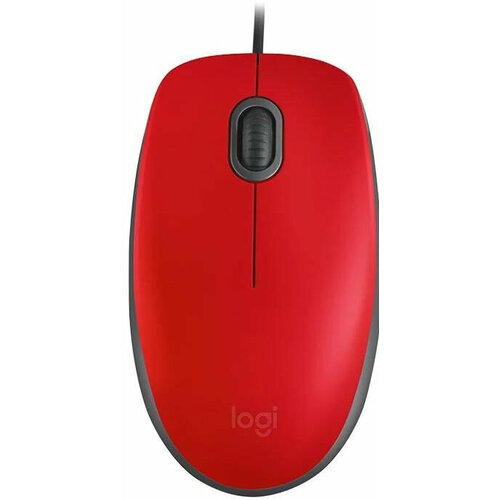 Компьютерная мышь Logitech M110 SILENT RED (910-005501)