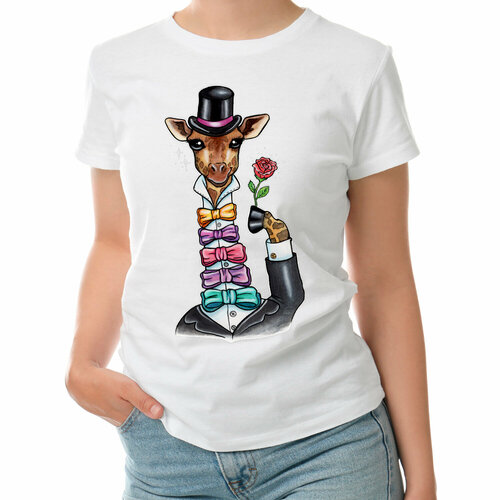 фото Футболка roly, размер s, белый