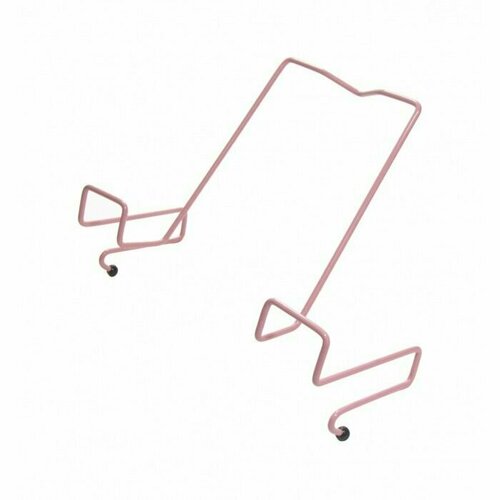 Подставка для книг металлическая для парт толщиной до 20 мм розовая 640₽