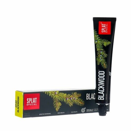 Зубная паста Splat Special Black Wood, 75 мл зубная паста splat special blackwood черное дерево