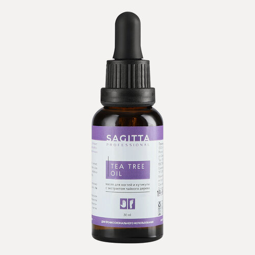 Изображение товара SAGITTA, TEA TREE OIL - Масло для ногтей и кутикулы с экстрактом чайного дерева 30 мл.