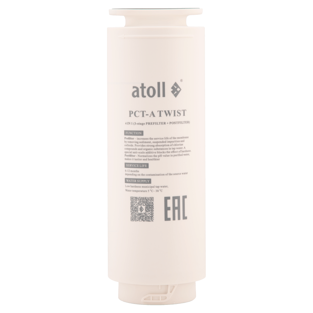 Картридж atoll TWIST PCT-A ( 4 в 1 - предфильтры с постфильтром)