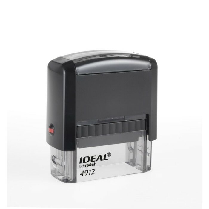 Trodat Оснастка для штампа автоматическая Trodat IDEAL 4912, 47 x 18 мм, корпус чёрный
