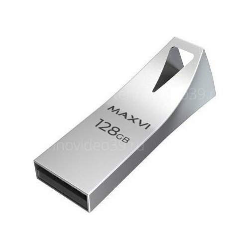 USB Flash Drive Maxvi MK2 metallic silver (FD128GBUSB20C10MK2)