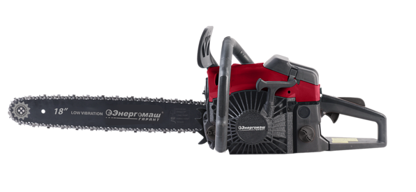 фото БП1-52 Бензопила Энергомаш гарант 2,9кВт, шина 18", 72 звена, шаг цепи 0,325"
