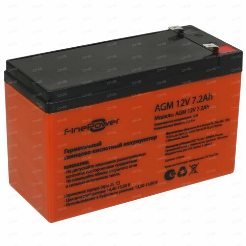 Аккумуляторная батарея для ИБП FinePower AGM 12V 72Ah 3198₽
