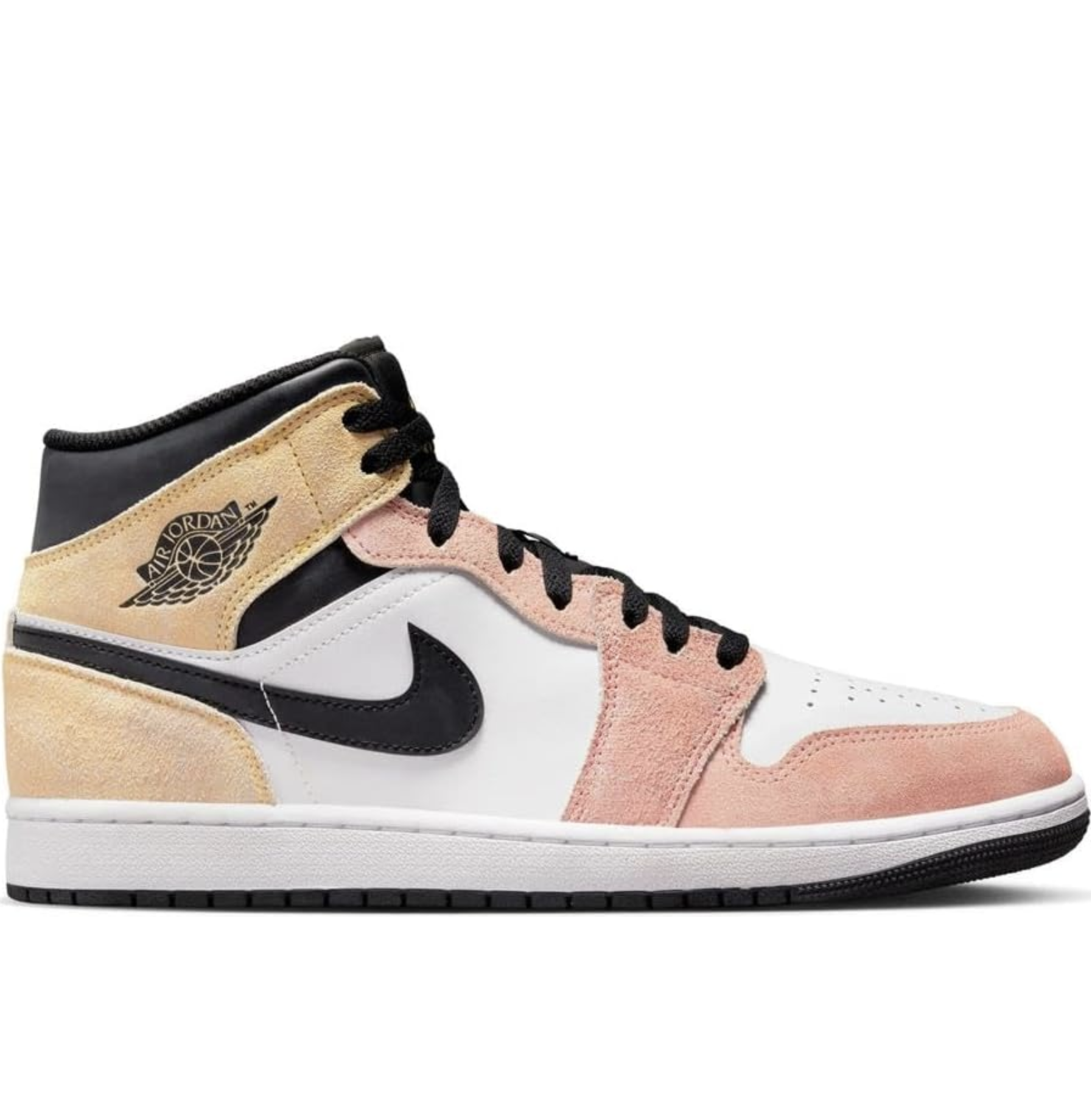 Кроссовки Jordan Air Jordan 1 Mid, размер 41.5, бежевый