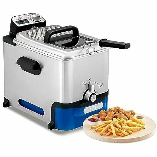 Фритюрница Tefal Pro Inox Design FR8040 Oleoclean 35 литра черная нержавеющая сталь 31815₽