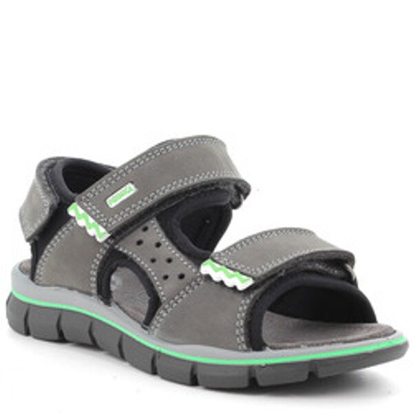 Сандалии PRIMIGI, размер 28, серый, черный