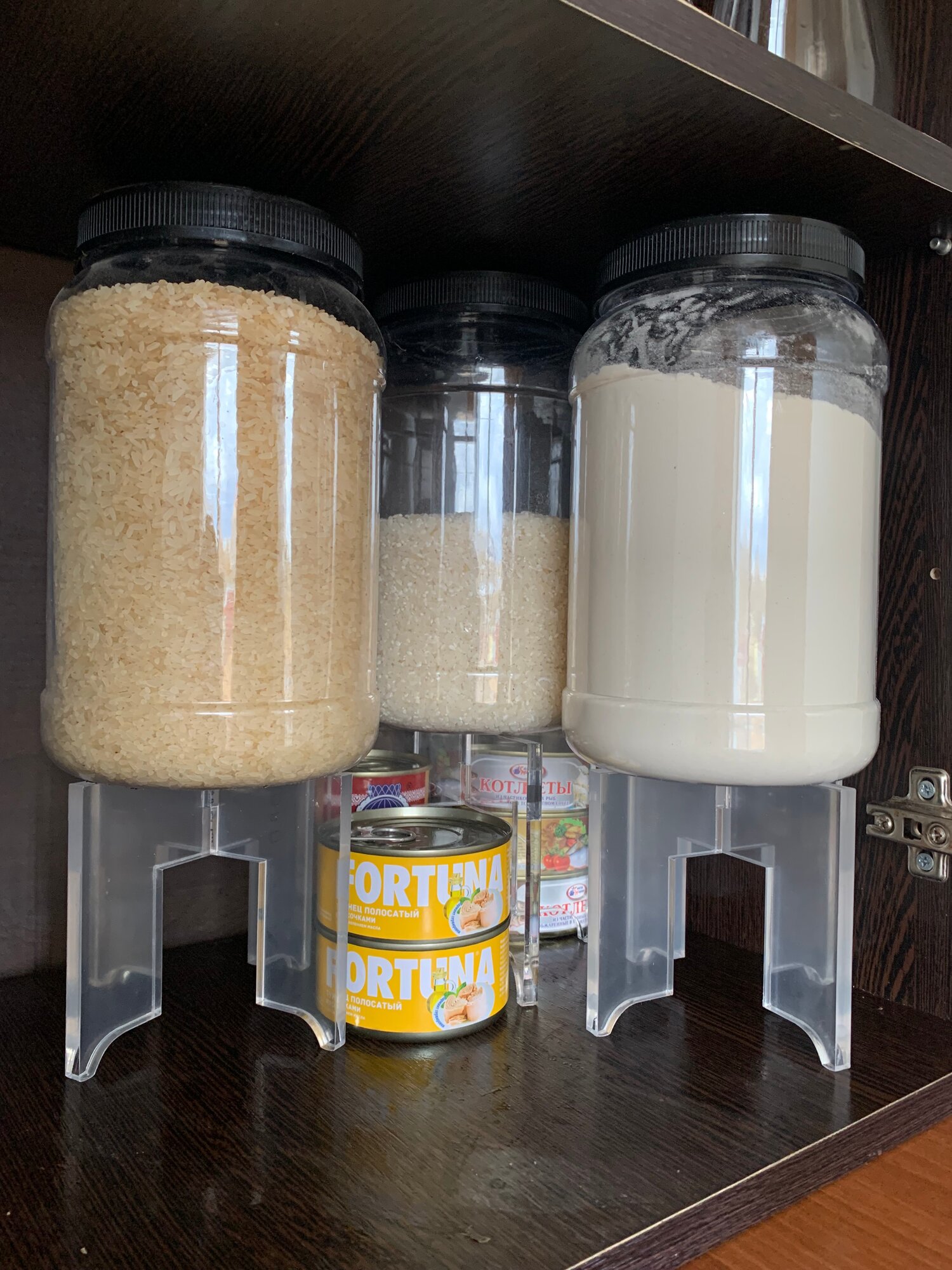 Кухонная подставка комбуча, из оргстекла, прозрачная, 19x16x12 см — фото 1