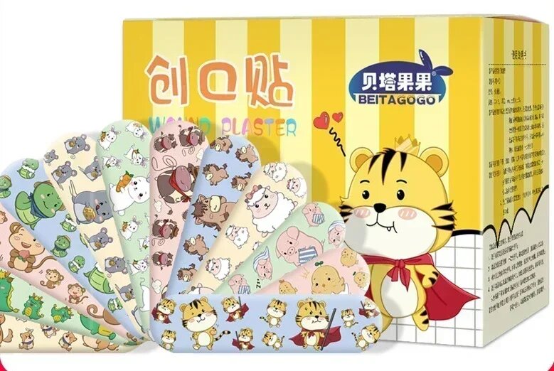 Детские водостойкие пластыри Cartoon 120 шт Carton 3 30 pcs
