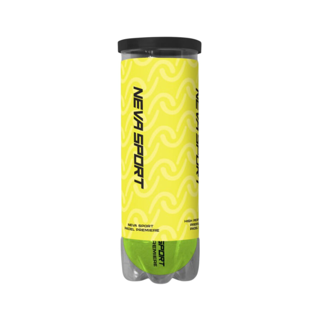Мячи NEVA SPORT "Padel Premier", для падел-тенниса, войлочные, желтые, 3 шт