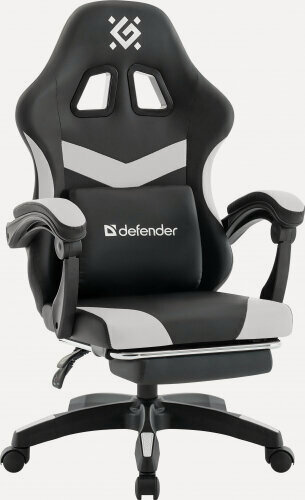 Изображение товара Кресло геймерское Defesto Runa PRO Черн/белый, PU, класс2