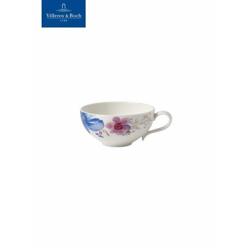 фото Чашка для завтрака 240 мл, mariefleur gris basic, villeroy & boch, премиум-фарфор