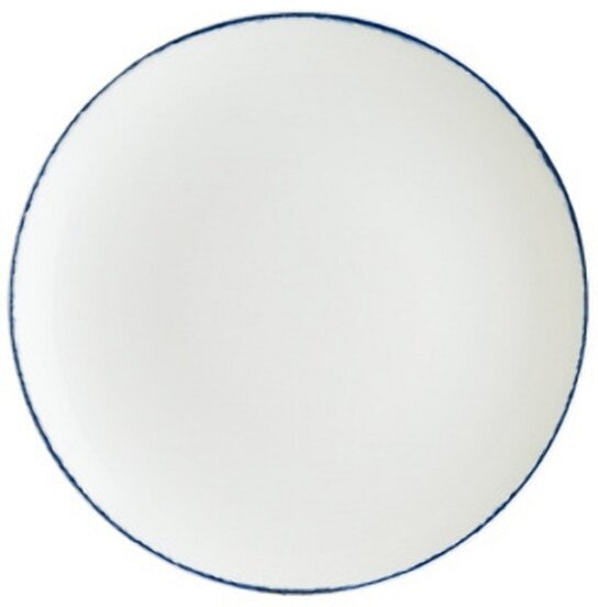 Набор тарелок 2 штуки Retro диаметр 23см, фарфор, белый, Bonna